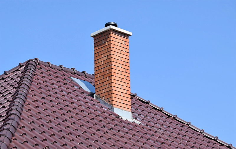 red brick chimney 